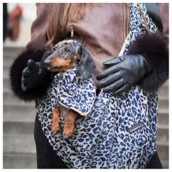 Discount Caramel & Cie Bandana Chien Léopard | Gris