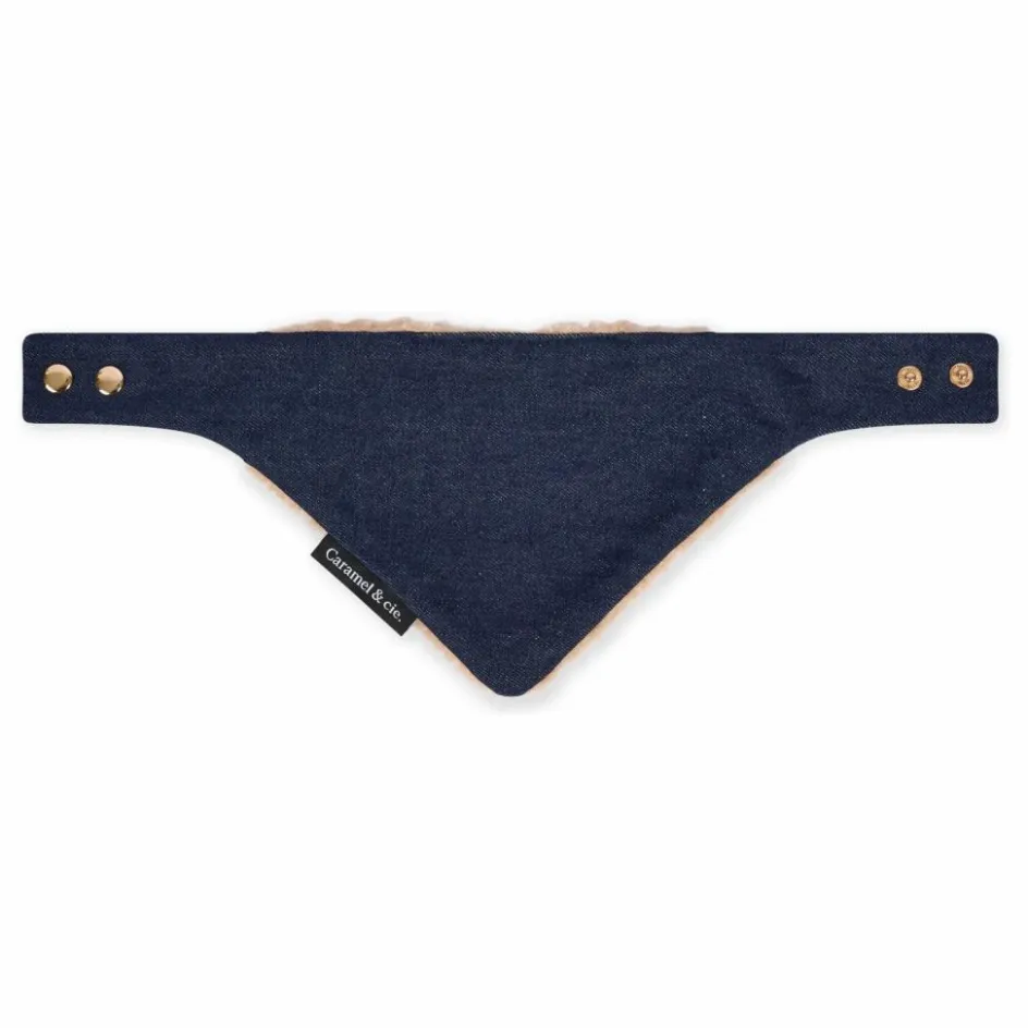 Outlet Caramel & Cie Bandana Denim Chien | Bleu