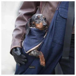 Outlet Caramel & Cie Bandana Denim Chien | Bleu