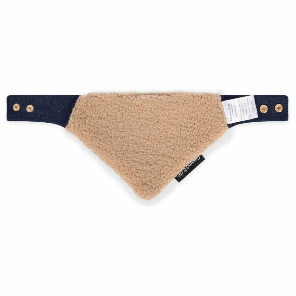 Outlet Caramel & Cie Bandana Denim Chien | Bleu