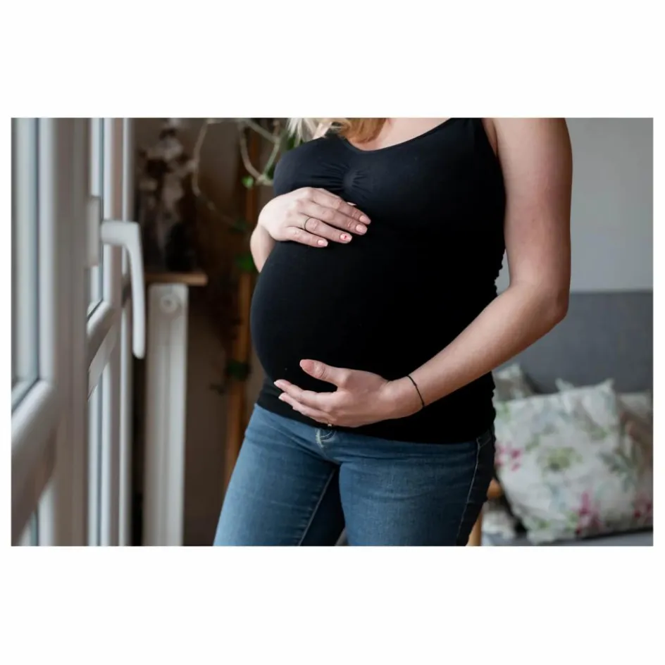 Mama Hangs Bandeau From Bump to Baby || Vêtements Pour La Grossesse/Maternité|Porte-Bébé