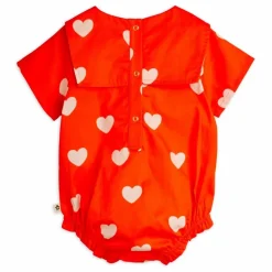 Mini Rodini Bodies, Combinaisons|Bodies, Combinaisons*Barboteuse Cœurs Coton Bio |