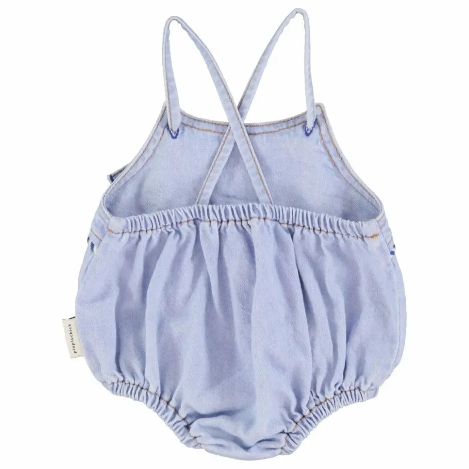 Piupiuchick Barboteuse Denim | Bleu jean