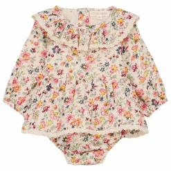 Enfant Louise Misha Bodies, Combinaisons|Combinaisons Et Bodies*Barboteuse India Fleurie Coton Bio |