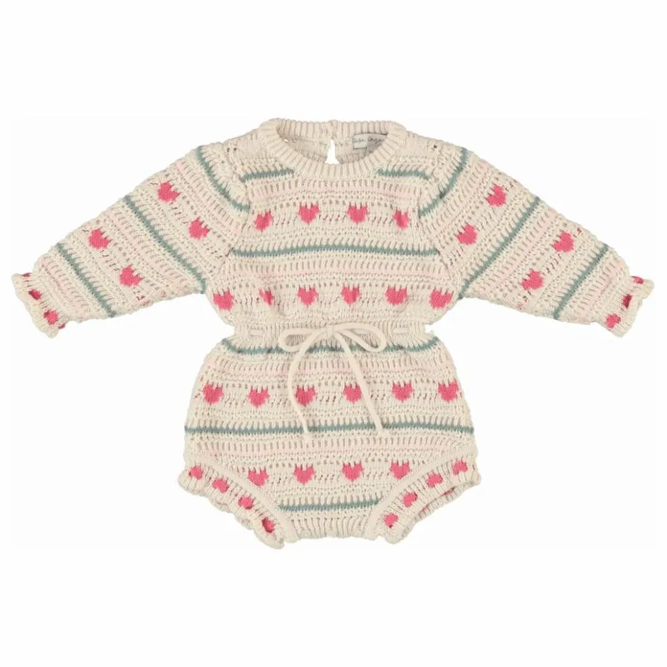 Hot Bebe Organic Barboteuse Josie | Crème