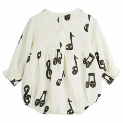 Mini Rodini Barboteuse Notes Coton Bio || Combinaisons Et Bodies|Bodies, Combinaisons