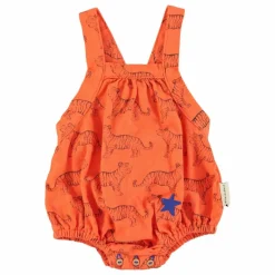 Piupiuchick Barboteuse Tiger Coton Bio || Bodies, Combinaisons|Combinaisons Et Bodies