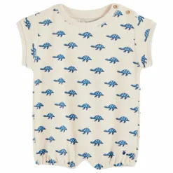 Emile et Ida Barboteuse Tortue | Ecru