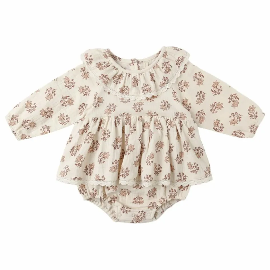 Online Barboteuse Volants Fleurie Gaze de Coton Bio | Bodies, Combinaisons|Combinaisons Et Bodies