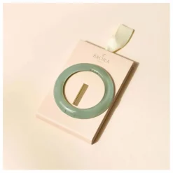 Hot Bachca Barrette ronde Opaline | Vert d'eau