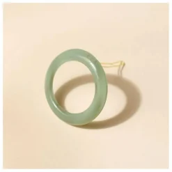 Hot Bachca Barrette ronde Opaline | Vert d'eau