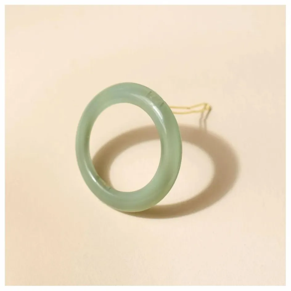 Hot Bachca Barrette ronde Opaline | Vert d'eau