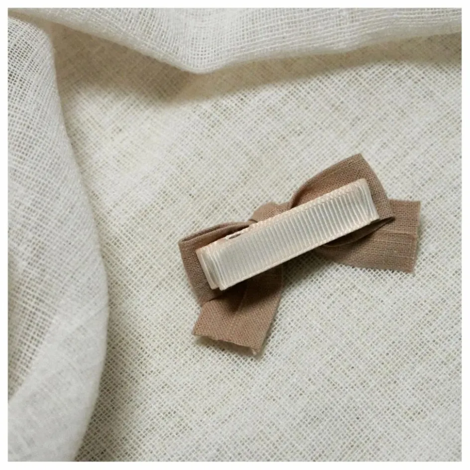 Outlet Gentil Coquelicot Barrettes - Set de 3 Caramel