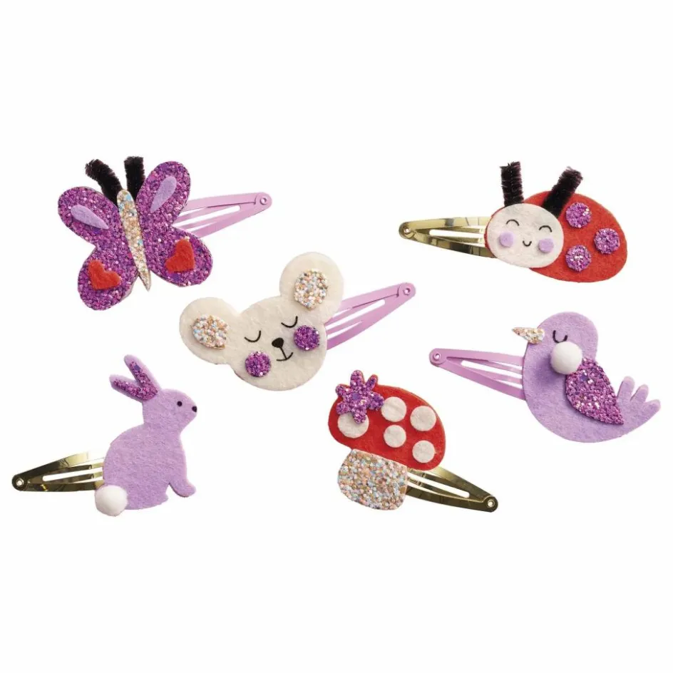 Janod Barrettes Fleurs à créer - x Hachette| Loisirs Créatifs