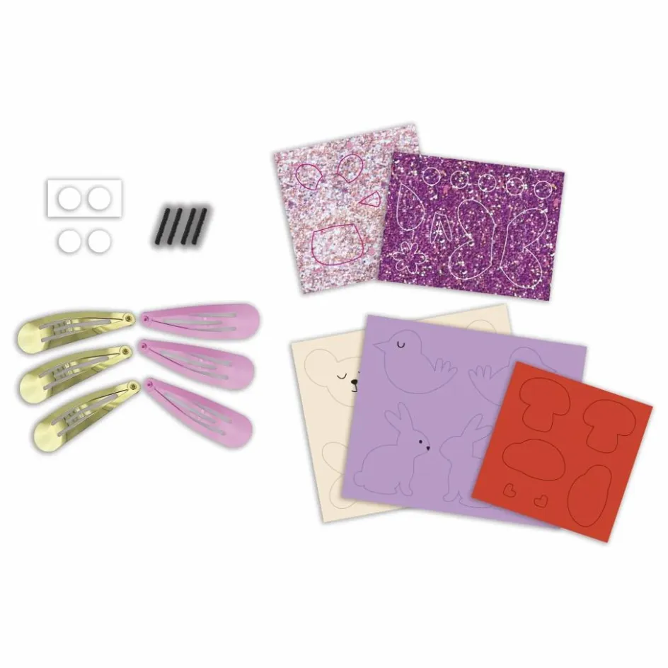 Janod Barrettes Fleurs à créer - x Hachette| Loisirs Créatifs