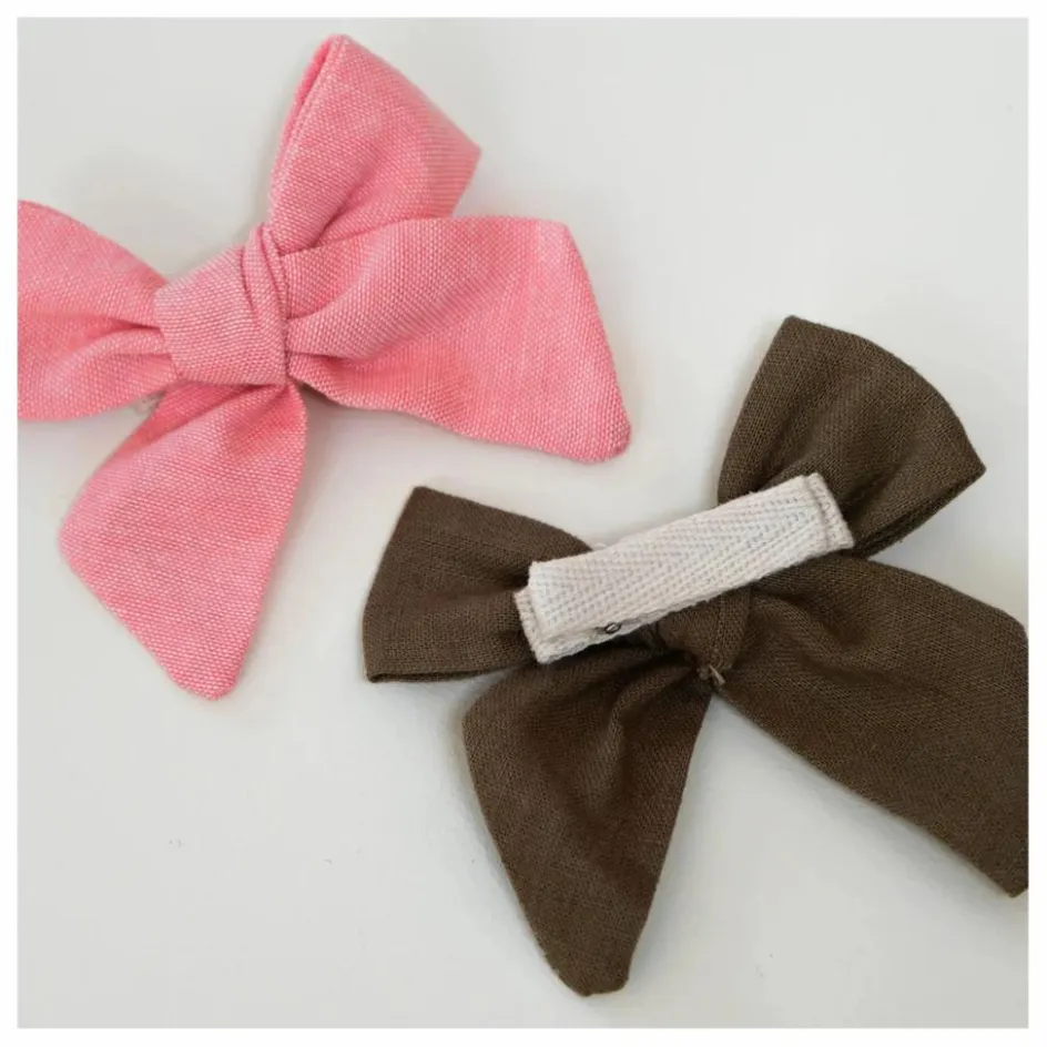Gentil Coquelicot Barrettes Nœuds - Set de 2 ||Enfant Accessoires De Mode