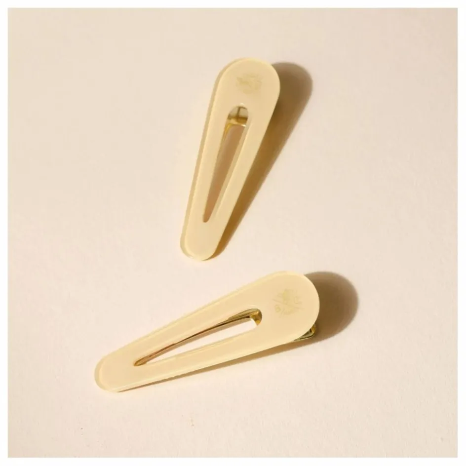 Online Bachca Barrettes Opaline - Set de 2 | Ivoire