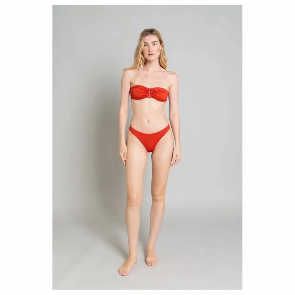 Smallable Woman Bas de Maillot Echancré Lisa | Brique