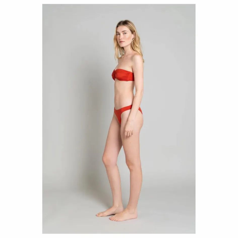 Smallable Woman Bas de Maillot Echancré Lisa | Brique