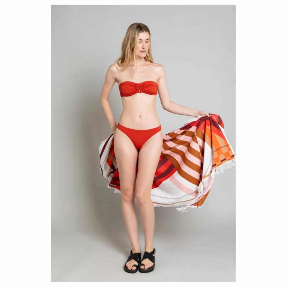 Smallable Woman Bas de Maillot Echancré Lisa | Brique