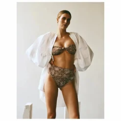 Sale Vanessa Sposi Bas de Maillot Le Taille Haute | Léopard