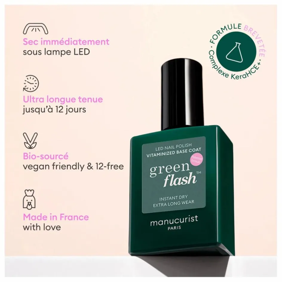 Femme Manucurist Maquillage*Base coat vitaminée Green Flash - 15 ml