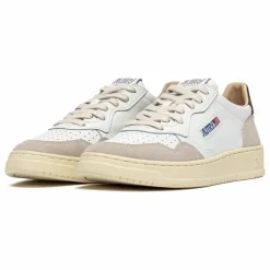 Autry Basket Medalist Low Cuir Et Suède ||Homme Sneakers, Chaussures