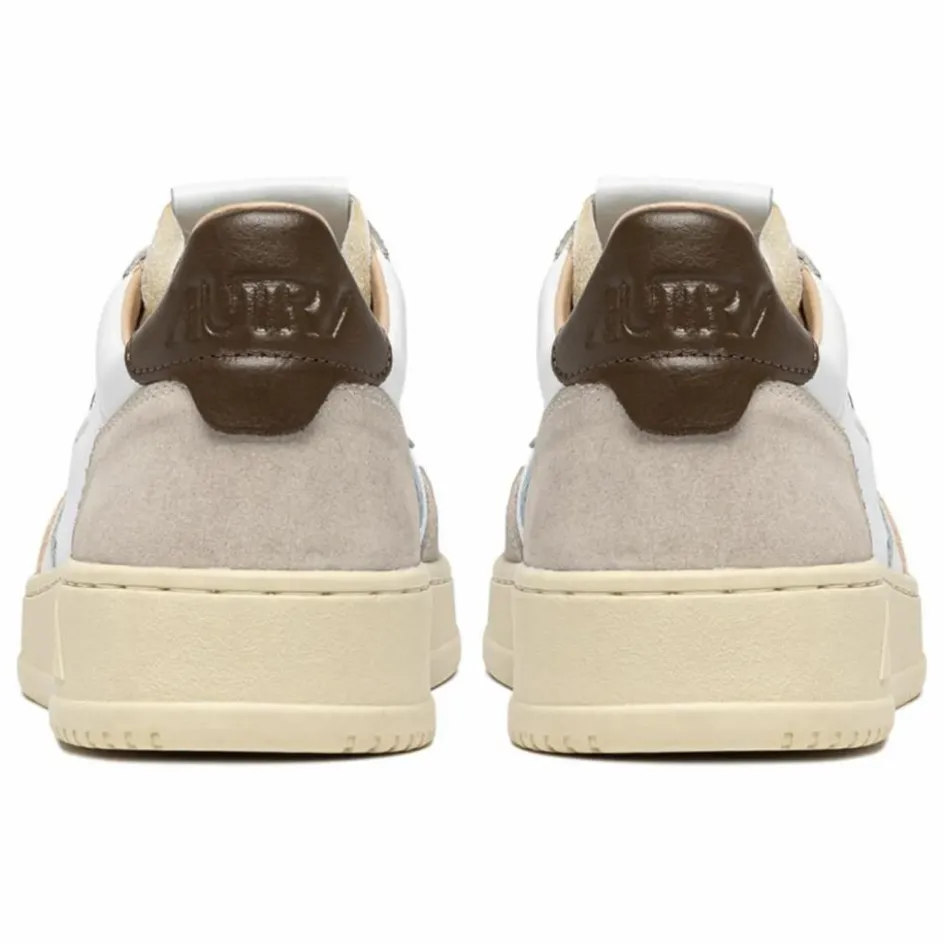 Autry Basket Medalist Low Cuir Et Suède ||Homme Sneakers, Chaussures