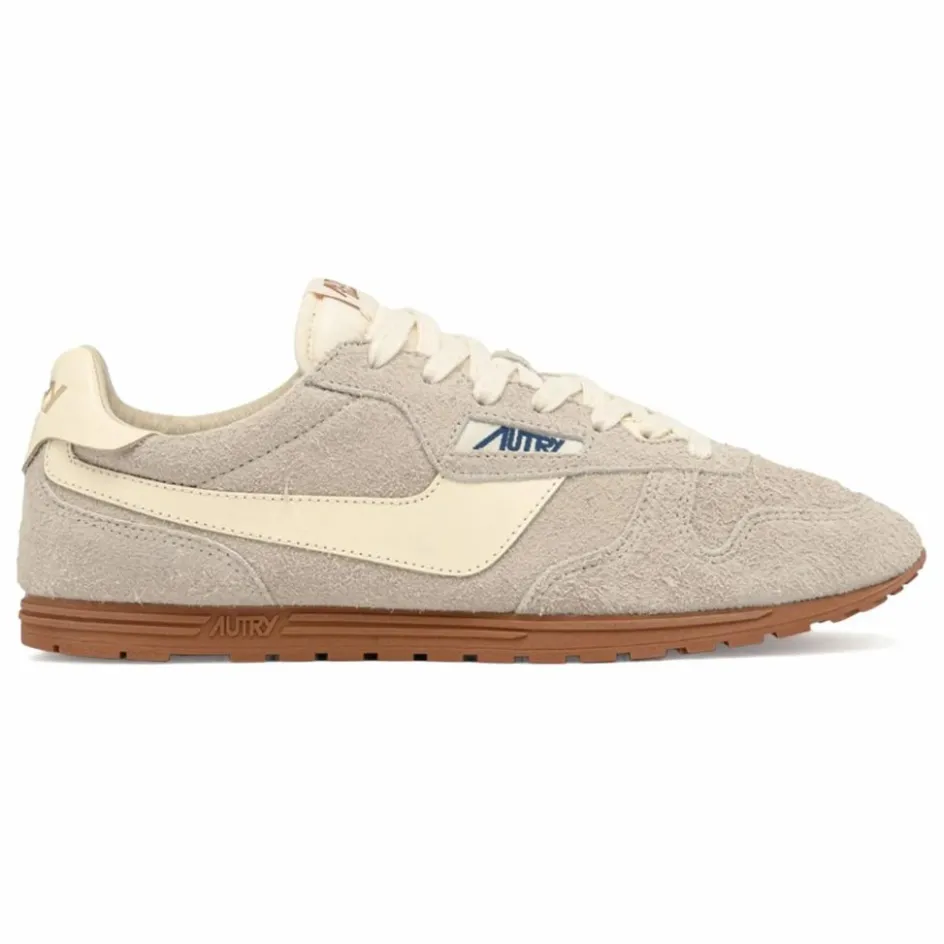 Autry Basket Windspin Low Bicolore Suède et Cuir ||Femme Baskets