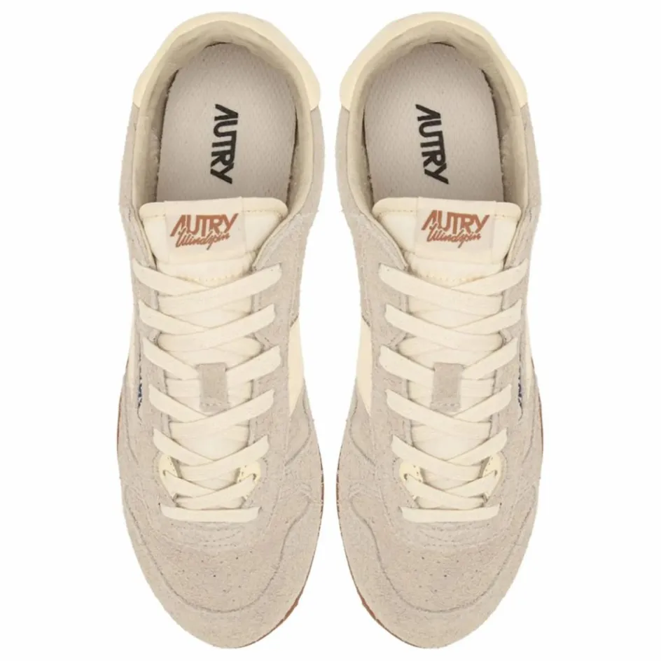 Autry Basket Windspin Low Bicolore Suède et Cuir ||Femme Baskets