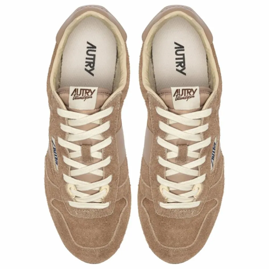 Discount Basket Windspin Low Suède et Cuir | Femme Baskets