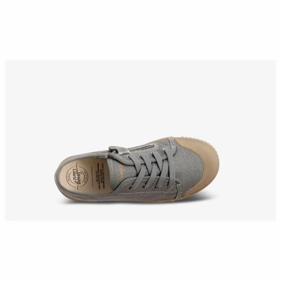 New Spring Court Baskets Basses Zip G2 Heavy Canvas | Bleu gris
