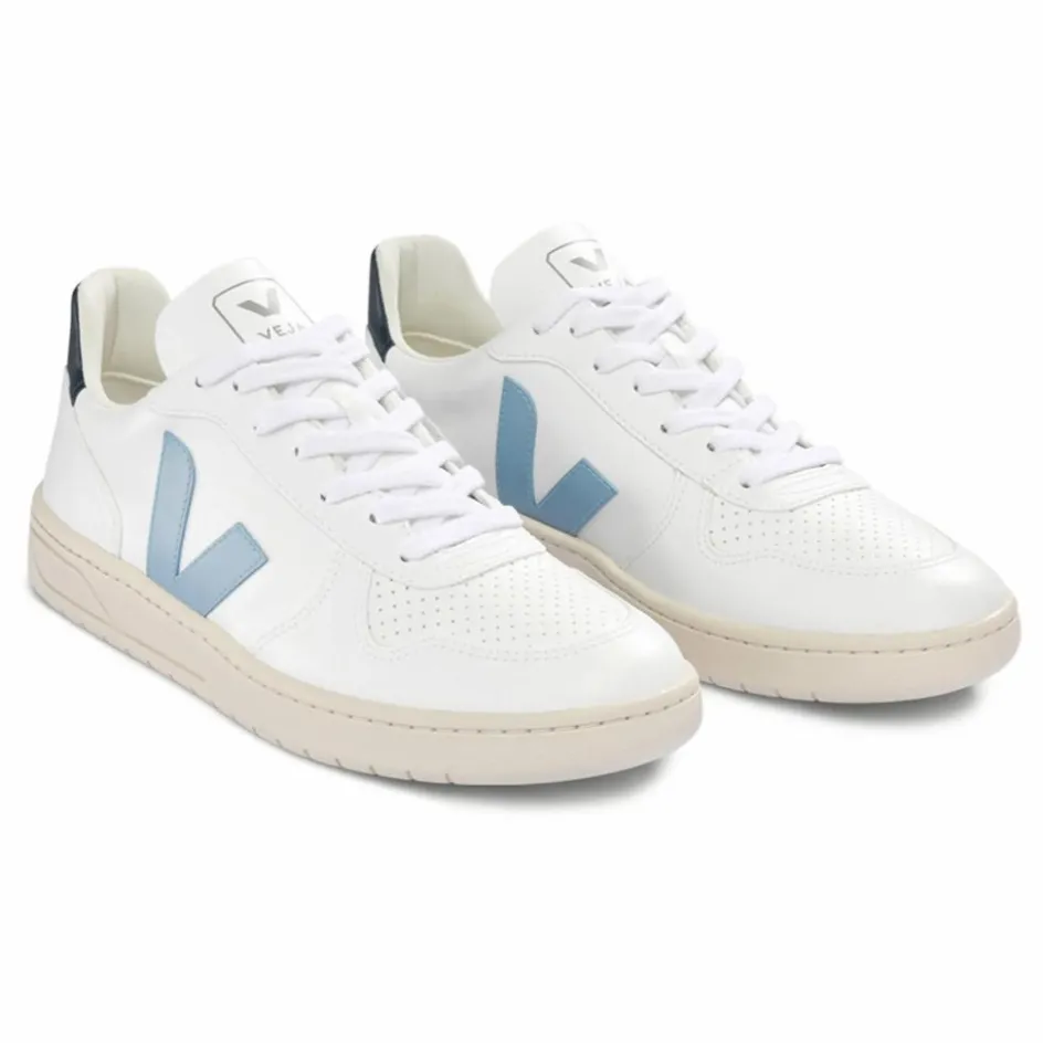 Best Veja Baskets Cuir V-10 CWL | Bleu ciel