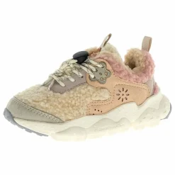 Flower Mountain Baskets Doi Lacets Cuir Eco et Teddy ||Enfant Baskets