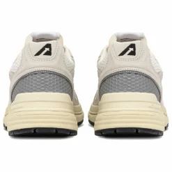 Online Autry Baskets Hyperway Low Suède | Blanc