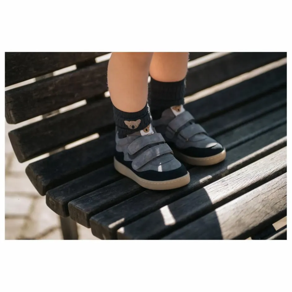 Sale Donsje Baskets Ivalo | Bleu gris