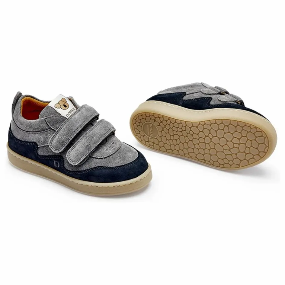 Sale Donsje Baskets Ivalo | Bleu gris