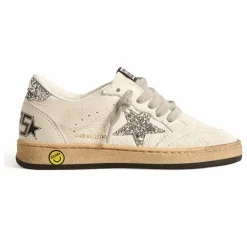 New Golden Goose Baskets Lacets Ballstar Paillettes | Argenté