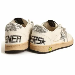 New Golden Goose Baskets Lacets Ballstar Paillettes | Argenté