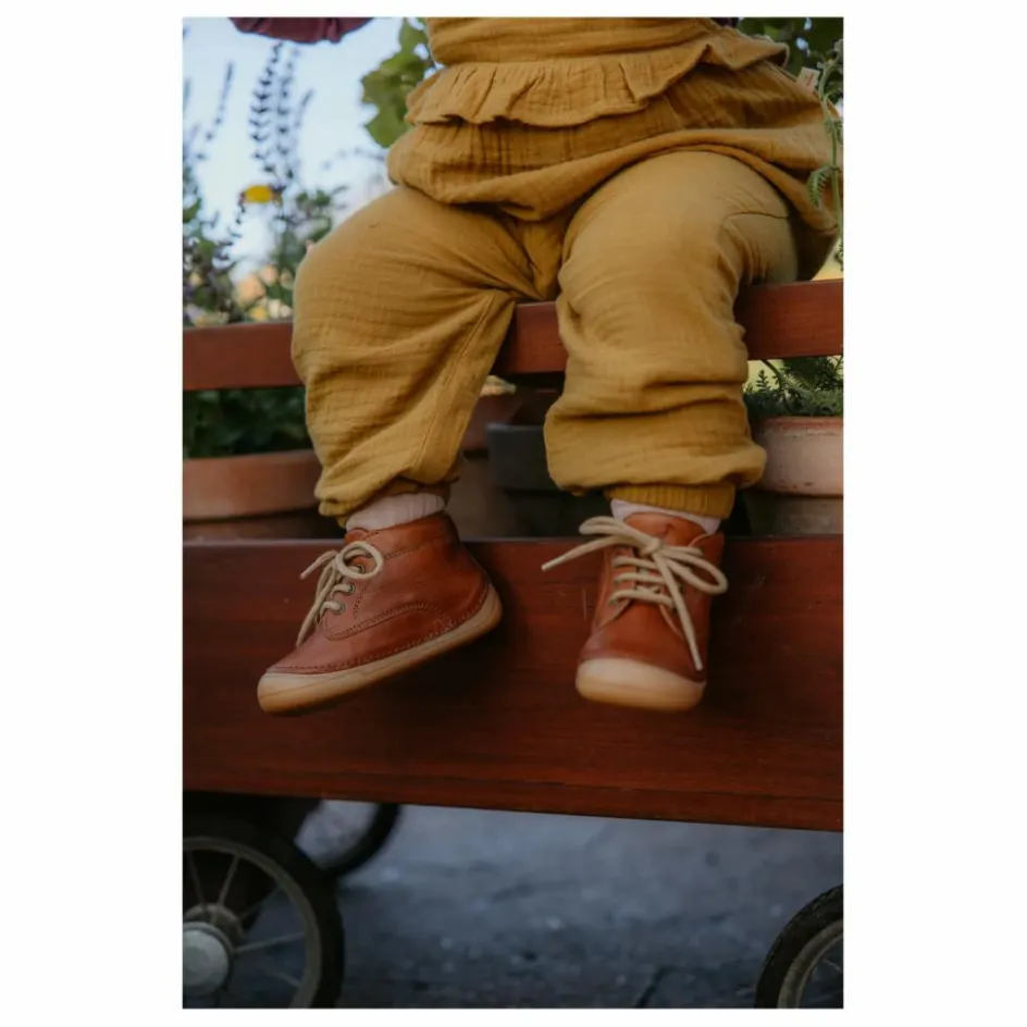 Online Petit Nord Baskets Lacets Bootie | Cognac