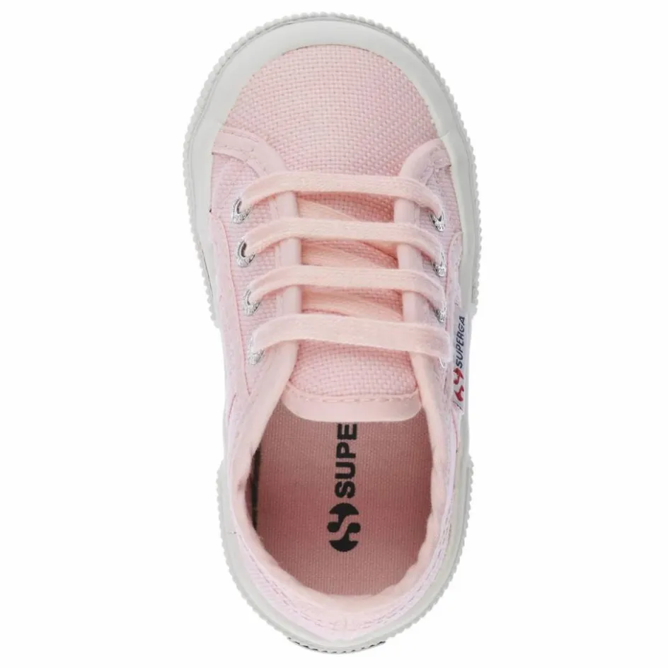 Clearance Superga Baskets Lacets Coton Basse | Rose pâle