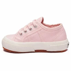 Clearance Superga Baskets Lacets Coton Basse | Rose pâle