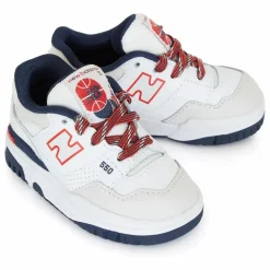 Discount New Balance Baskets Lacets Elastiqués 550 | Rouge