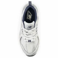 Best New Balance Baskets Lacets Elastiqués 530 | Blanc satiné