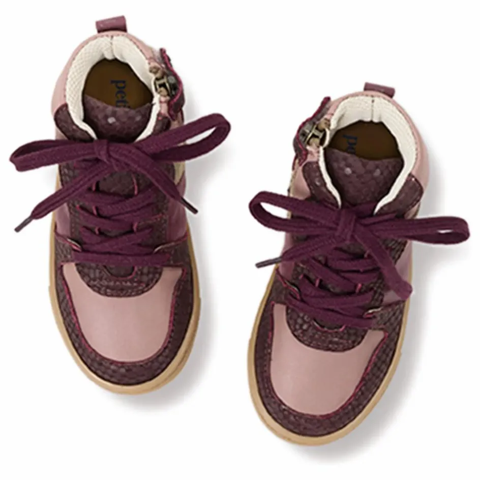 Online Petit Nord Baskets Lacets Mountain | Aubergine
