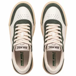 New Bob Wolf Baskets Legacy '76 Cuir et Suède | Vert foncé
