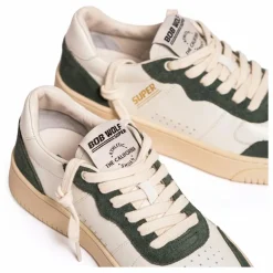 New Bob Wolf Baskets Legacy '76 Cuir et Suède | Vert foncé