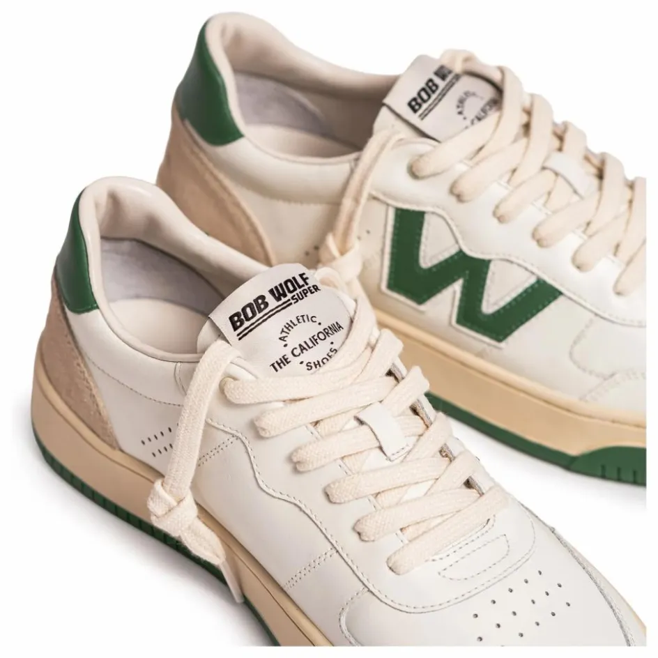 Femme Bob Wolf Baskets*Baskets Legacy Cuir et Suède |