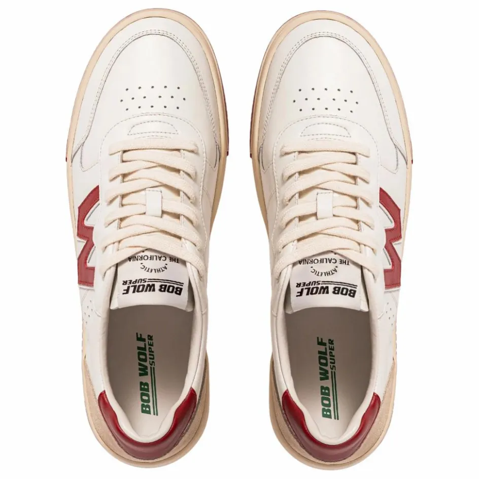 Online Bob Wolf Baskets Legacy Cuir et Suède | Rouge