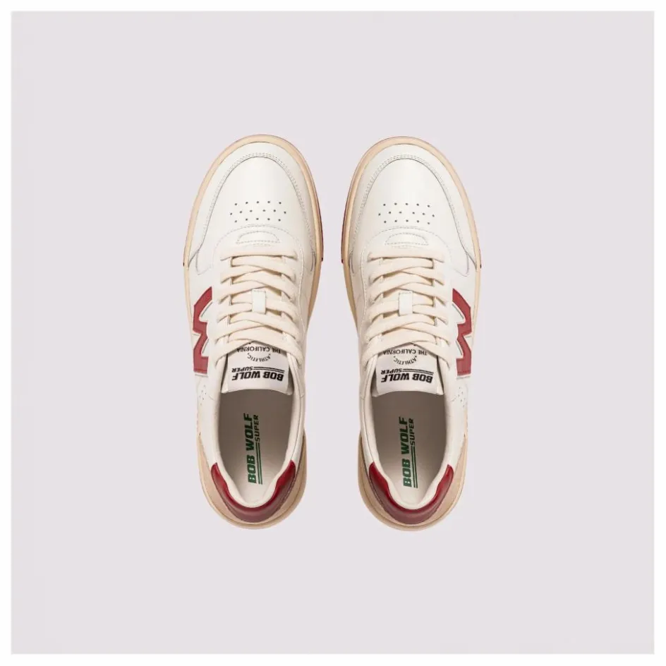 Online Bob Wolf Baskets Legacy Cuir et Suède | Rouge
